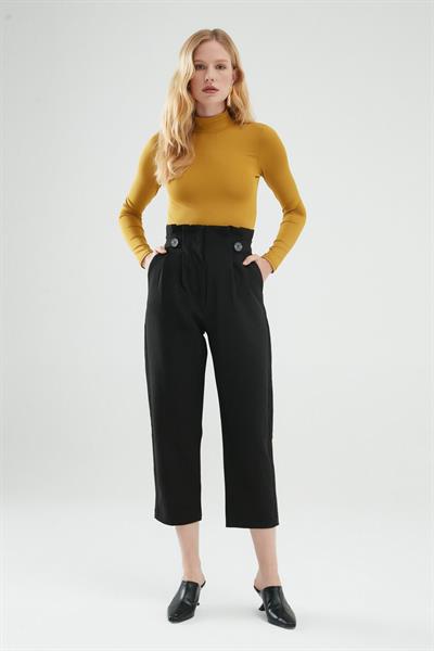 Balıkçı Yaka Bodysuit Olive