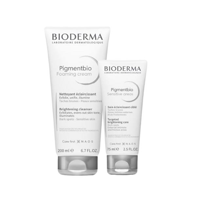 Bioderma Pigmentbio Foaming Cream 200 ml +  Pigmentbio Sensitive Areas 75 ml