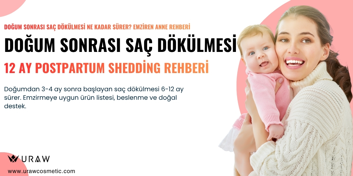 Doğum Sonrası Saç Dökülmesi: 12 Ay Postpartum Shedding Rehberi