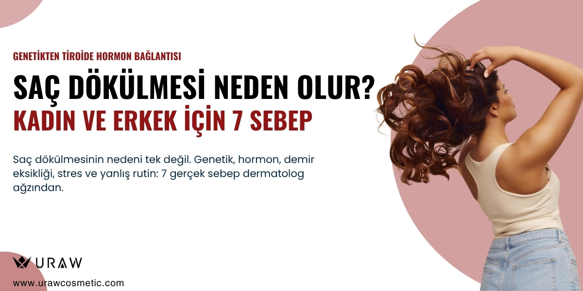 Saç Dökülmesi Neden Olur? Kadın ve Erkek için 7 Sebep
