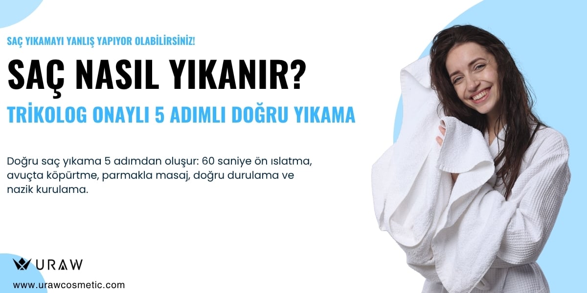 Saç Nasıl Yıkanır? Trikolog Onaylı 5 Adımlı Doğru Yıkama