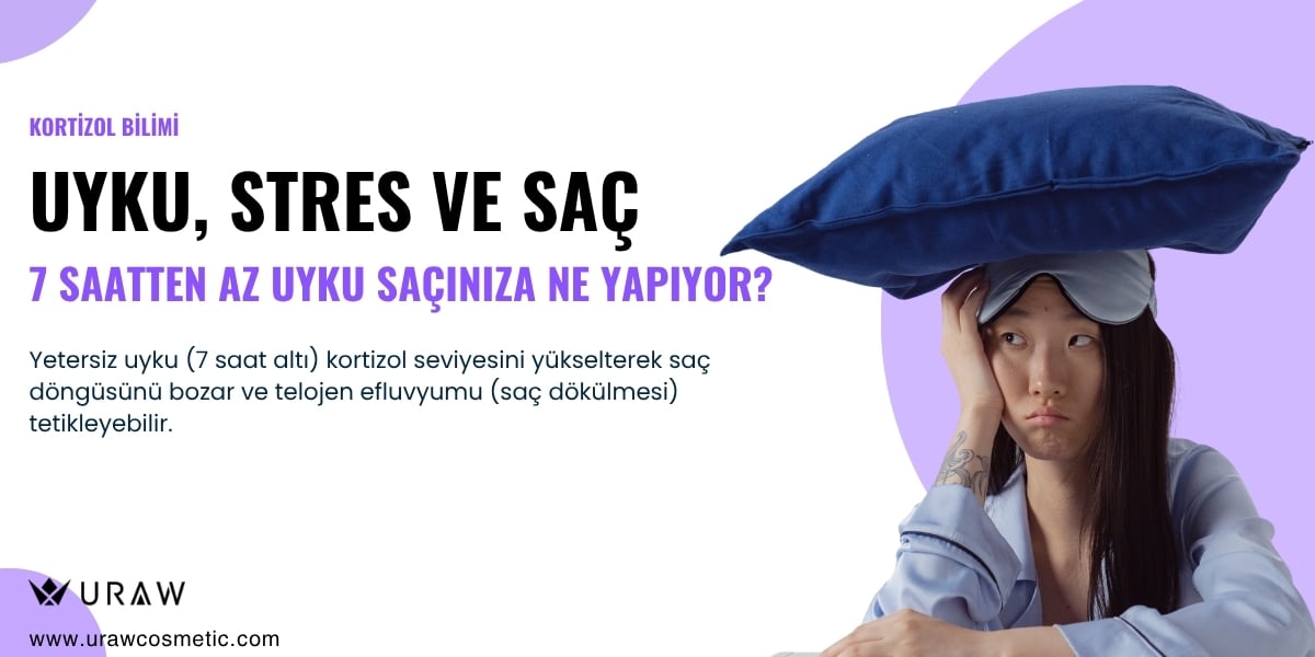 Uykusuzluk Saç Dökülmesi Yapar mı? Kortizol Bilimi