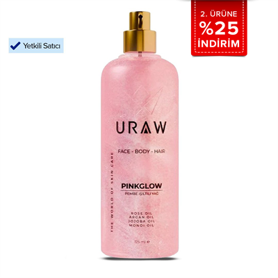 Pink Glow Pembe Işıltılı Yağ | Yüz, Vücut ve Saç İçin Çok Amaçlı Bakım Yağı