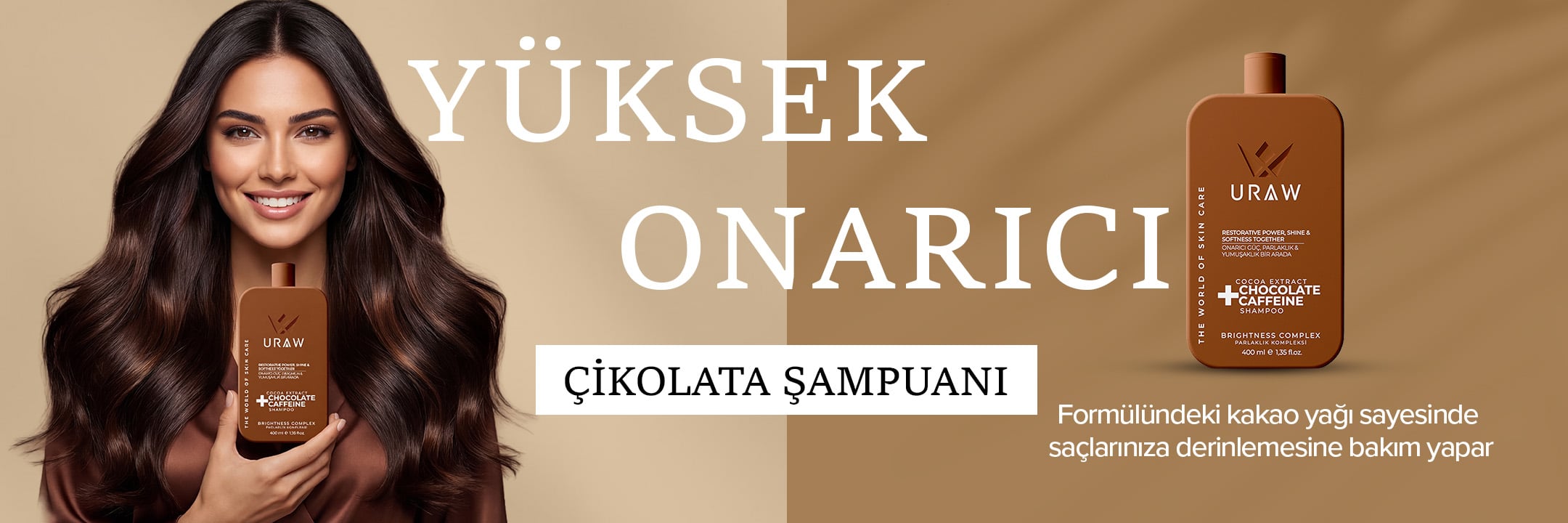 Kakao Ekstratlı Yüksek Onarıcı Çikolata Şampuanı