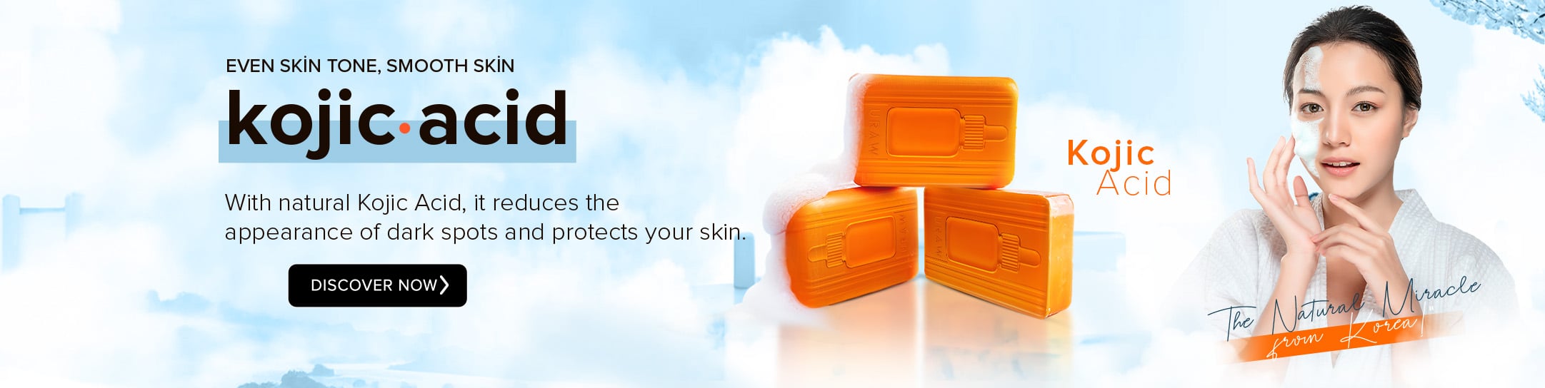 Kojic Asit Leke Karşıtı, Arındırıcı ve Cilt Yenileyici Sabun