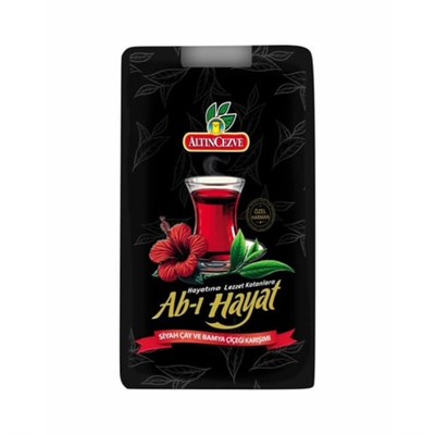 Ab-ı Hayat Bamya Çiçekli Siyah Dökme Çay 5 Kg