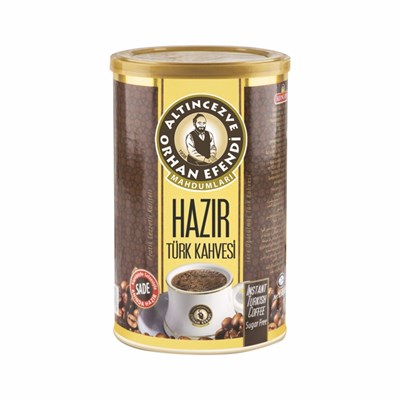 Altıncezve Orhan Efendi Hazır Türk Kahvesi Sade (Şekersiz) Teneke 500 Gr