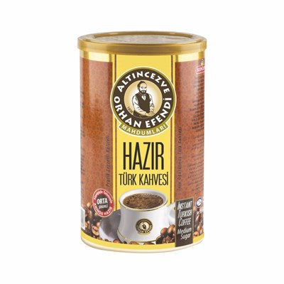 Altıncezve Orhan Efendi Hazır Türk Kahvesi Orta (Orta Şekerli) Teneke 500 Gr