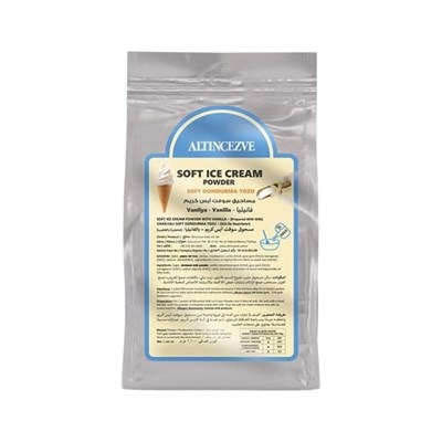 Soft Dondurma Tozu Vanilyalı 1.300 Gr - 5L (Süt)
