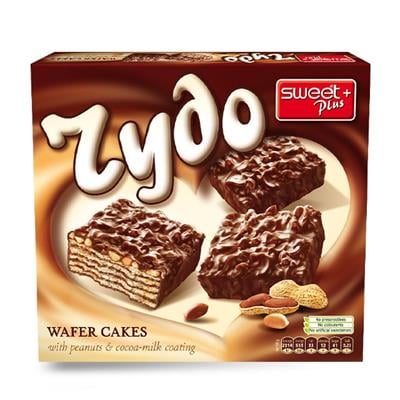 Çudo Fıstıklı ve Çikolata Kaplamalı Gofret 160gr