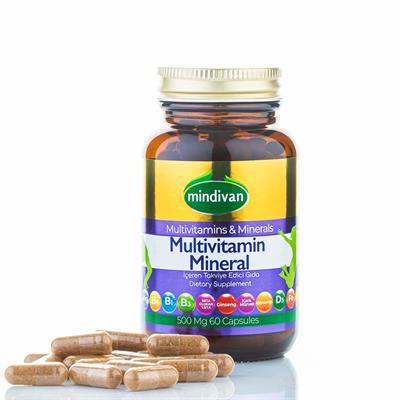 Mindivan Multivitamin & Mineral 500 Mg 60 Kapsül