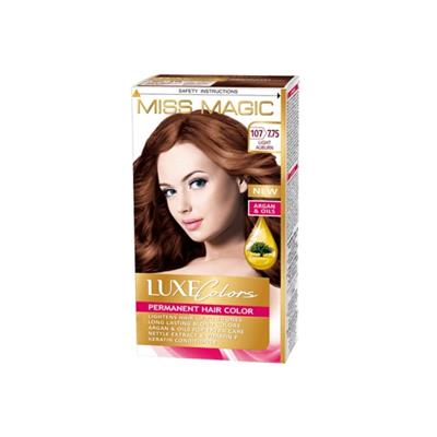 Miss Magic Luxe Colors Saç Boyası Açık Kestane 7.75  (107 Light  Auburn)
