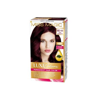 Miss Magic Luxe Colors Saç Boyası Koyu Kızıl 4.5  (108 Dark Mahogany)