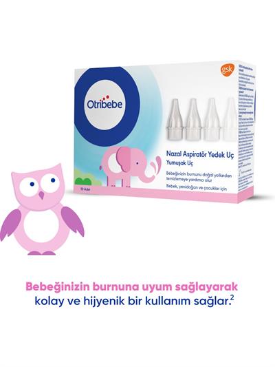 Otribebe Nazal Aspiratör Yedek Uç 10 Adet