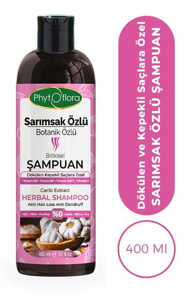 Phytoflora Sarımsak Özlü Bitkisel Şampuan 400 ml