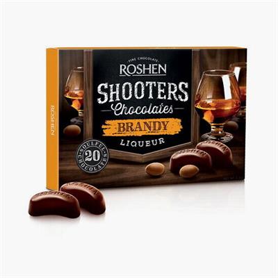 Roshen Shooters Brandy Likörlü Çikolata 150g