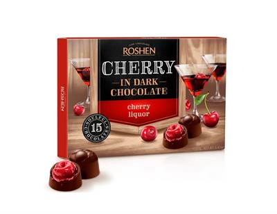 Roshen Vişne Likörlü Bitter Çikolata 150g