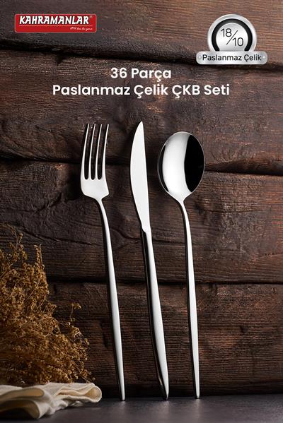 KahramanlarNil 36 Parça Çatal Kaşık Bıçak Takımı4468