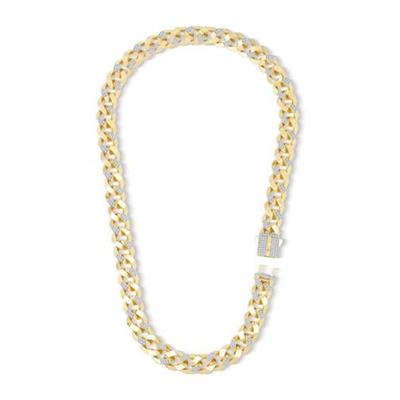 13mm Altın Taşlı Gurmet Zincir
