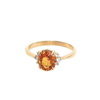 1,78 Karat Safir Pırlanta Renkli Taşlı Yüzük
