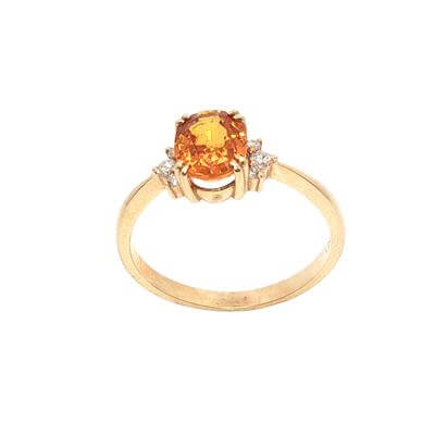 1,78 Karat Safir Pırlanta Renkli Taşlı Yüzük