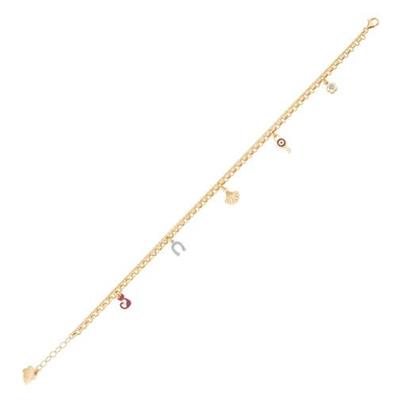 Deniz Kabuğu Şans Altın Halhal