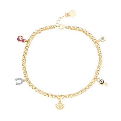 Deniz Kabuğu Şans Altın Halhal