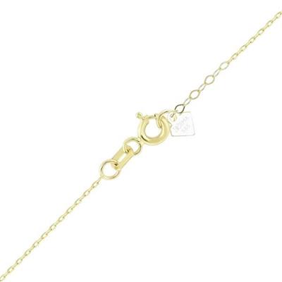 Nazar Boncuklu Hilal Altın Kolye