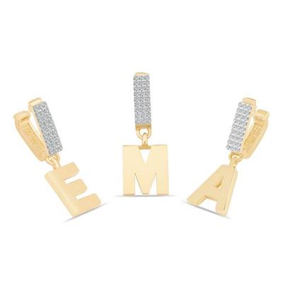 Sallantılı Harf 9mm Bileklik Charm