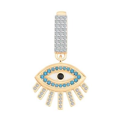 Taşlı Göz 9mm Bileklik Charm