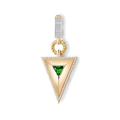 Zümrüt Pramit Kolye Ucu Charm
