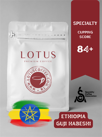 Ethiopia Guji Habesha 84+ Specialty Nitelikli Çekirdek Kahve