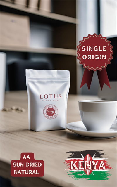 Kenya AA Sun Dried Natural Single Origin Filtre Kahve 250 Gr.
