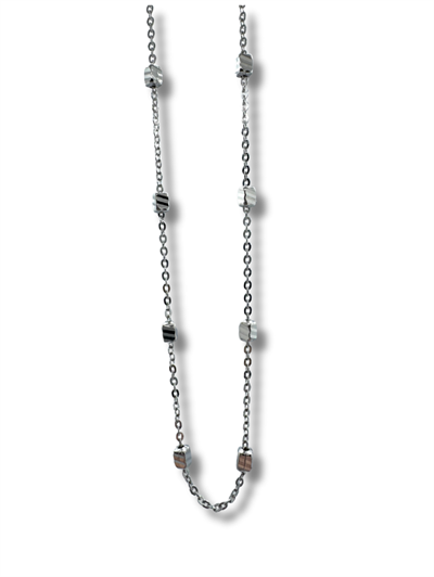 ARALIKLI BONCUK ZİNCİR 45 CM