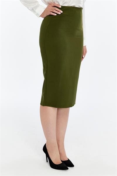 Apsen Kadın Mevsimlik  Yırtmaç Detaylı etek 1903-70