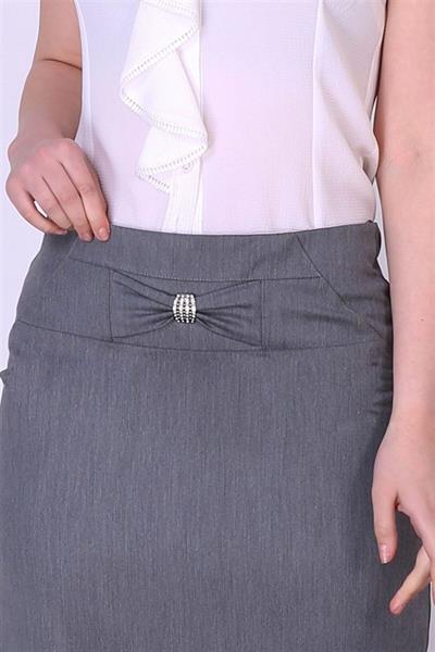 Apsen Kadın Gıri Mevsimlik Fiyonk Detaylı Uzun Kalem Etek 2108-95 