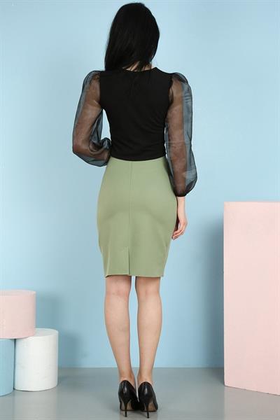 Apsen Kadın Mint Yeni Sezon Kalem Ofis  Etek 2146-60