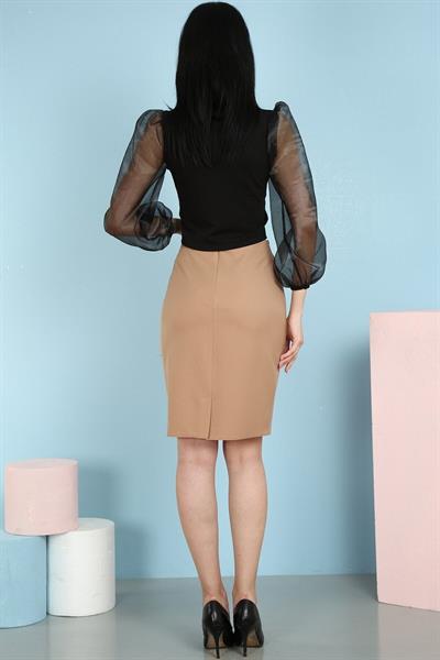 Apsen Kadın Camell Yeni Sezon Kalem Ofis  Etek 2146-60 