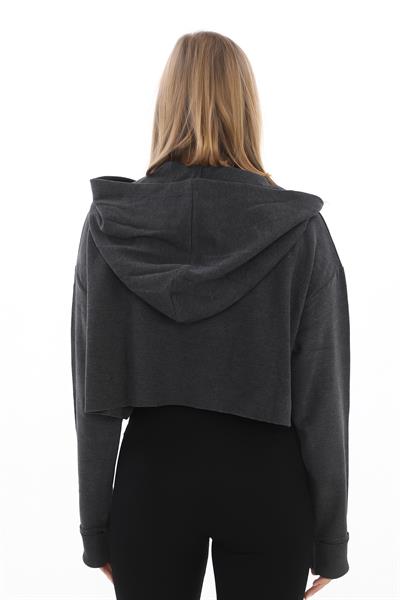 ANTRASİT KAPŞONLU SWEAT