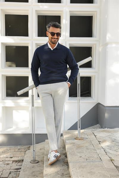 SLİMFİT AÇIK GRİ DÜZ JOGGER PANTOLON