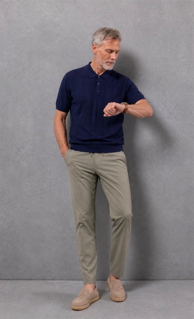 SLİMFİT VİZON SPANDEX JOGGER PANTOLON