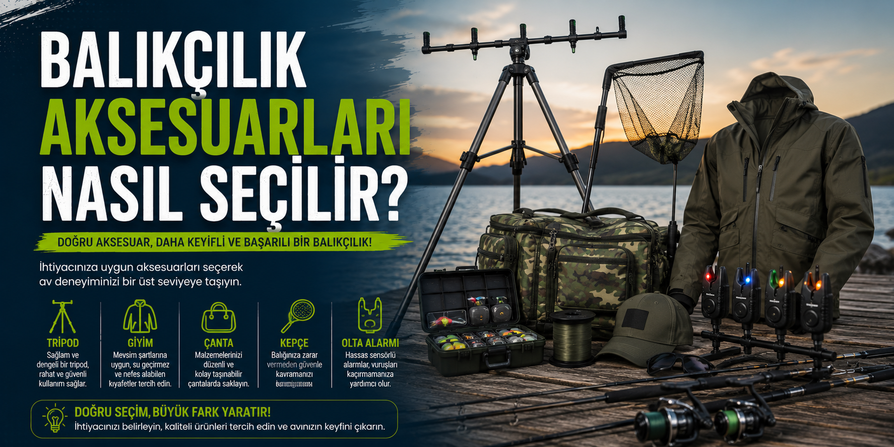 Balıkçılık Aksesuarları Rehberi: Çantanızda Ne Olmalı?