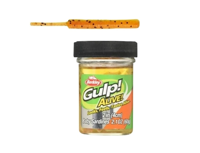 Silikon YemlerBerkley Gulp Alive Baby Sardine Silikon Yem - ORANGE TIGER