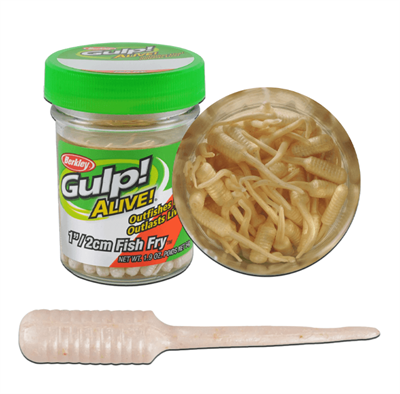 Silikon YemlerBerkley Gulp Alive Fish Fry 2cm Silikon Yem - CHARTREUSE