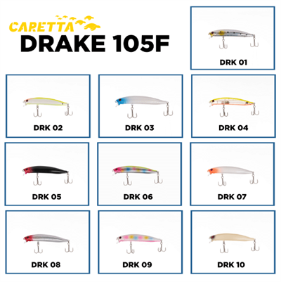 Maket Yemler Caretta Drake 105F 10.5 cm 16 g Maket Yem