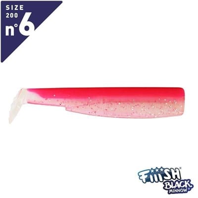 Fiiish BM200/6 BM361 2X-Gövde Rose Fluo Silikon Yem Silikon Yemler