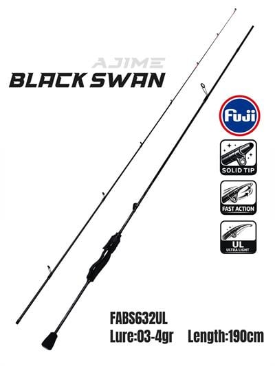 Lrf KamışlarıFujin Ajime Black Swan 190cm 03-4gr Aji LRF Kamışı