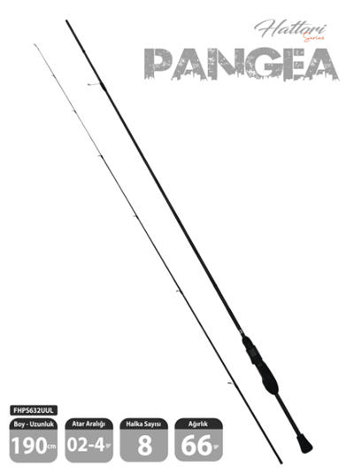 FUJIN Fujin Hattori Pangea 190cm 02-4gr LRF Kamışı 632UUL Lrf Kamışları