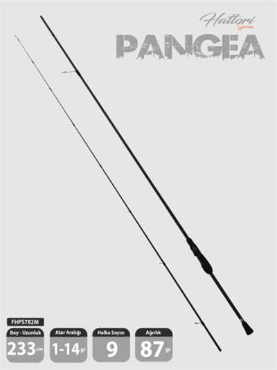 FUJIN Fujin Hattori Pangea 233cm 1-14gr LRF Kamışı 782M Lrf Kamışları
