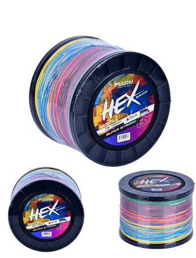İp MisinalarFujin Hex 8X 1000Mt Multicolor Pe Line İp Misina - 0.35MM